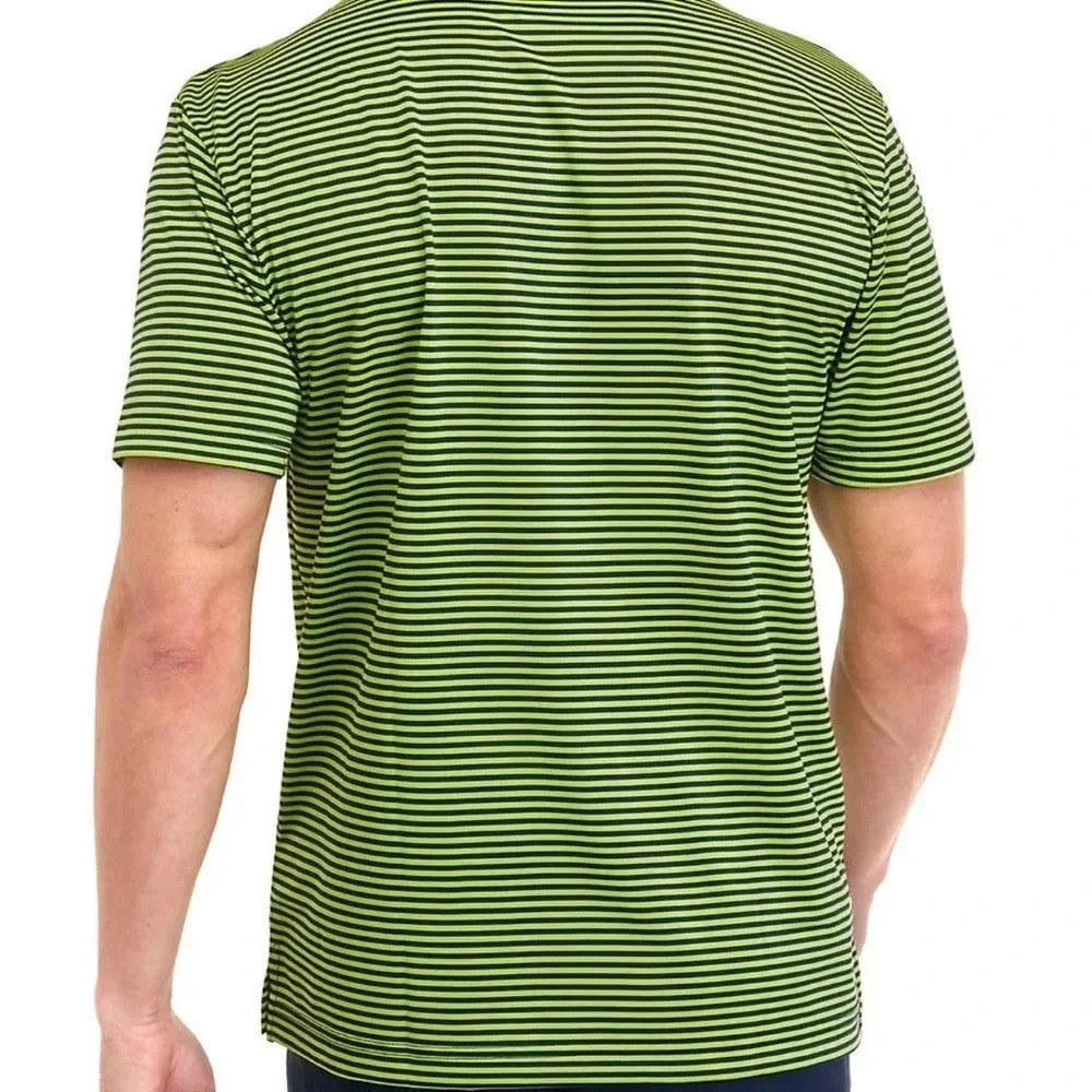 🆕 Pro Tour® Men's Feeder Stripe Polo Shirt - Picture 2 of 4